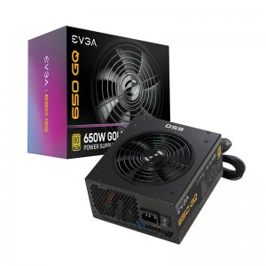 Fonte de Alimentação ATX EVGA GQ 650W 80 Plus Gold Semi Modular